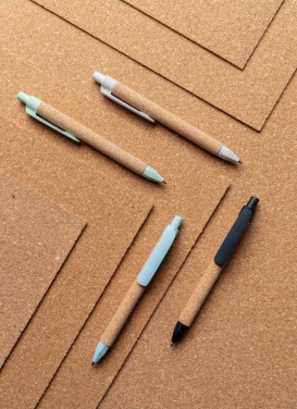 Logotrade promotional item image of: Write wheatstraw and cork pen