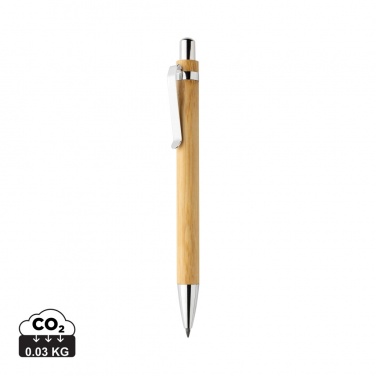 Logo trade business gifts image of: Pynn bamboo infinity pen