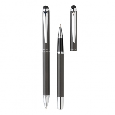 Logotrade promotional gift image of: Swiss Peak deluxe pen set in PU pouch