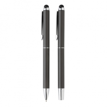 Logo trade advertising products image of: Swiss Peak deluxe pen set in PU pouch