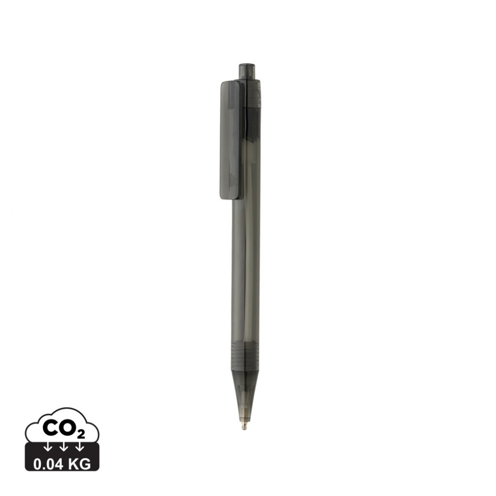 Logo trade promotional merchandise picture of: GRS RPET X8 transparent pen