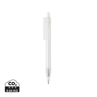 Logotrade advertising products photo of: GRS RPET X8 transparent pen