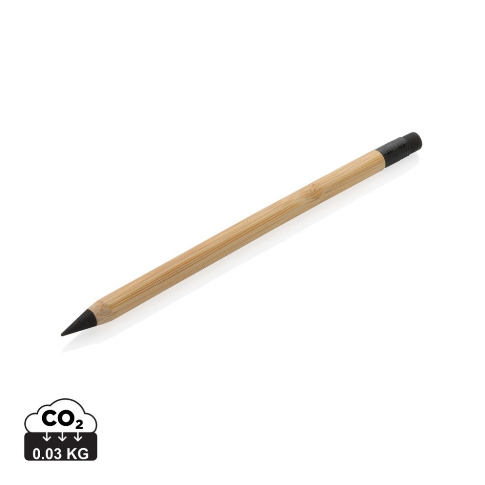 Logotrade promotional merchandise photo of: Bamboo infinity pencil with eraser