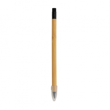 Logo trade promotional gifts image of: Bamboo infinity pencil with eraser