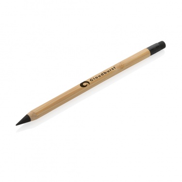 Logotrade advertising products photo of: Bamboo infinity pencil with eraser