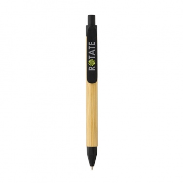 Logotrade advertising products photo of: Write responsible recycled paper barrel pen