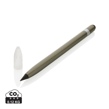 Logo trade promotional product photo of: Aluminum inkless pen with eraser