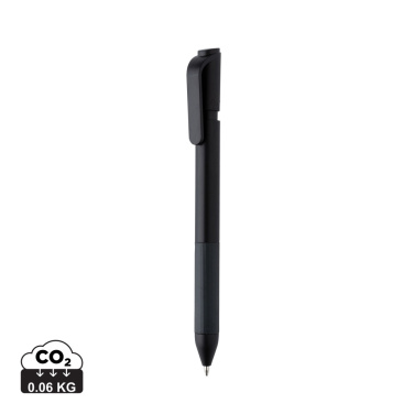 Logo trade promotional merchandise image of: TwistLock GRS certified recycled ABS pen