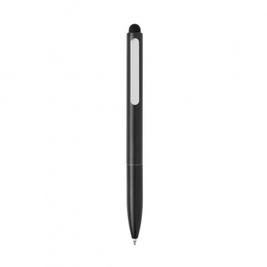 Logo trade promotional gift photo of: Kymi RCS certified recycled aluminium pen with stylus