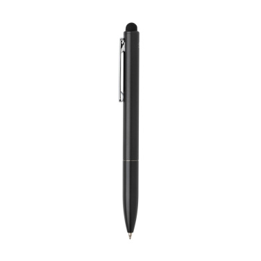 Logo trade promotional items picture of: Kymi RCS certified recycled aluminium pen with stylus