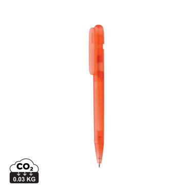 Logotrade promotional merchandise picture of: Devin GRS certified RABS pen transparent