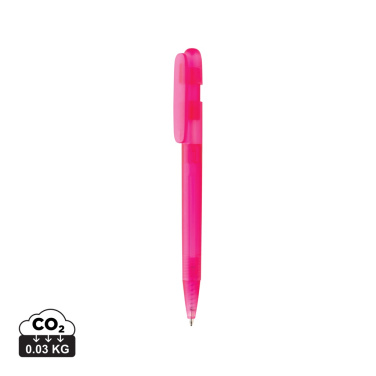 Logo trade business gifts image of: Devin GRS certified RABS pen transparent