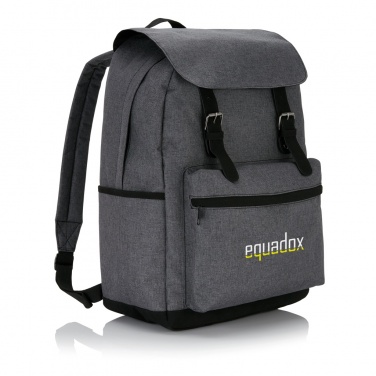 Logo trade corporate gift photo of: Laptop backpack with magnetic buckle straps