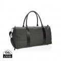 Weekend bag with USB A output, black