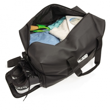 Logo trade promotional products image of: Smooth PU weekend duffle