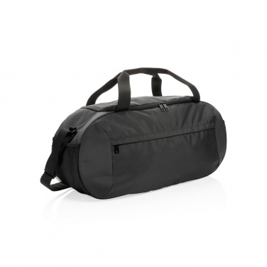 Logo trade promotional gift photo of: Impact AWARE™ RPET modern sports duffel