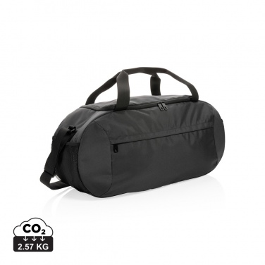 Logo trade promotional gift photo of: Impact AWARE™ RPET modern sports duffel