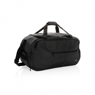 Logo trade promotional giveaways image of: Swiss Peak AWARE™ RPET sports duffel bag