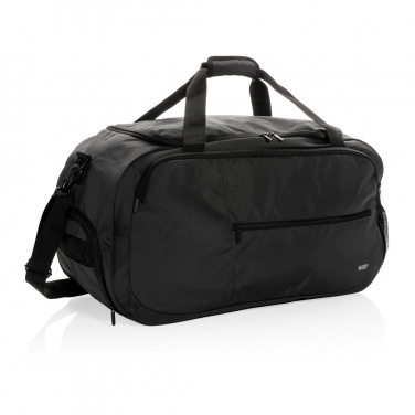 Logo trade promotional gifts picture of: Swiss Peak AWARE™ RPET sports duffel bag