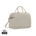 Kezar AWARE™ 500 gsm recycled canvas deluxe weekend bag, off white