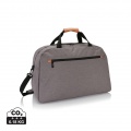 Fashion duo tone travel bag, grey