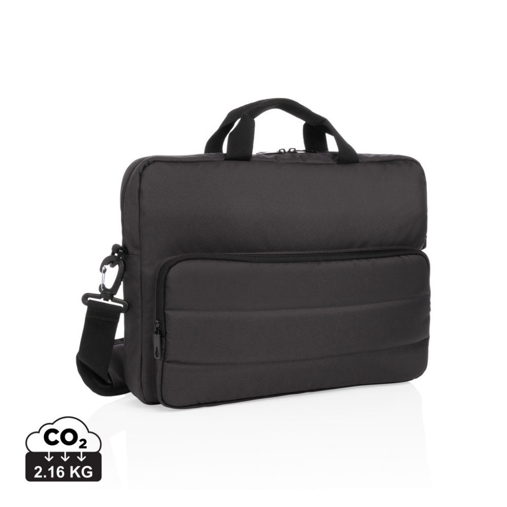 Logo trade corporate gift photo of: Impact AWARE™ RPET 15.6" laptop bag