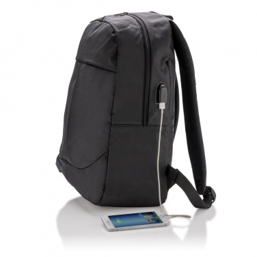 Logo trade promotional merchandise photo of: Power USB laptop backpack