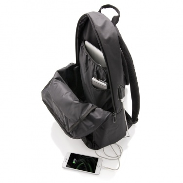 Logotrade advertising products photo of: Power USB laptop backpack