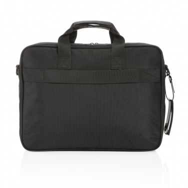 Logo trade promotional merchandise picture of: Swiss Peak AWARE™ RPET Voyager 15.6" laptop bag