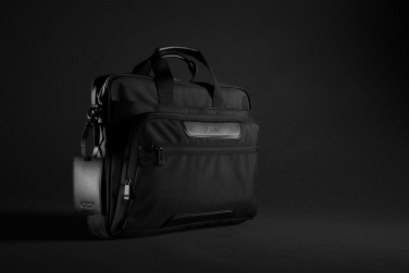 Logo trade promotional gift photo of: Swiss Peak AWARE™ RPET Voyager 15.6" laptop bag