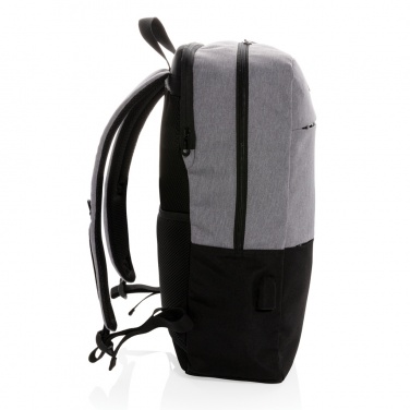 Logo trade promotional item photo of: Modern 15.6" USB & RFID laptop backpack PVC free