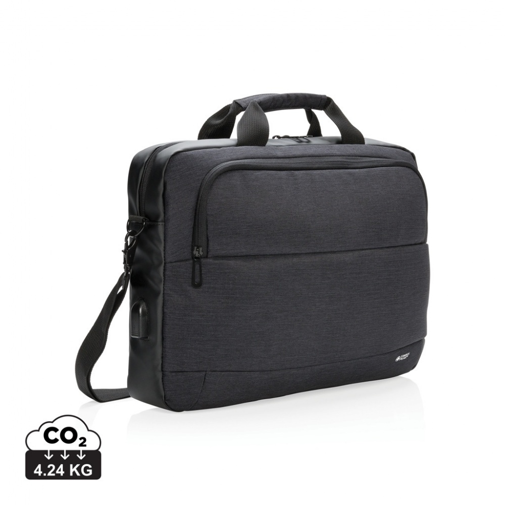 Logo trade promotional giveaways picture of: Modern 15” laptop bag