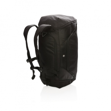 Logotrade promotional merchandise picture of: Swiss Peak RFID sports duffel & backpack