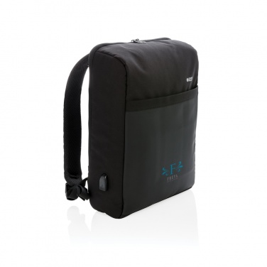 Logotrade business gift image of: Swiss Peak 15" anti-theft RFID & USB backpack PVC free