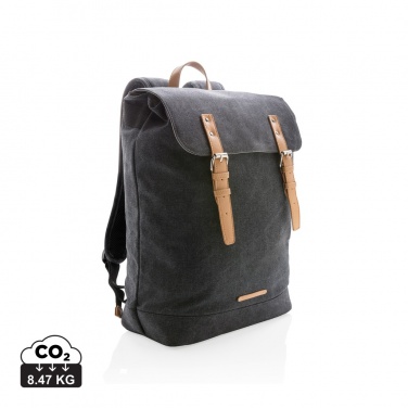 Logotrade promotional items photo of: Canvas laptop backpack PVC free