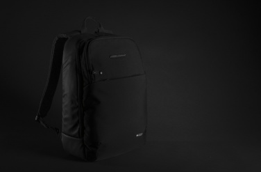 Logo trade promotional giveaway photo of: Swiss Peak laptop backpack with UV-C steriliser pocket