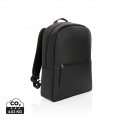 Swiss Peak deluxe PU laptop backpack PVC free, black