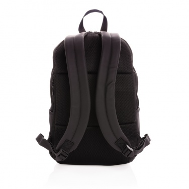 Logotrade business gift image of: Smooth PU 15.6"laptop backpack