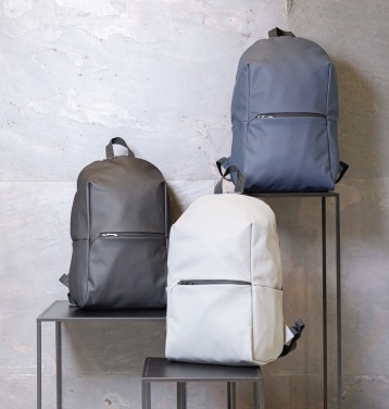 Logo trade business gift photo of: Smooth PU 15.6"laptop backpack