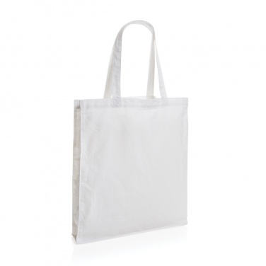 Logo trade promotional merchandise image of: Impact AWARE™ Recycled cotton tote w/bottom 145g