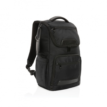 Logotrade promotional gift picture of: Swiss Peak AWARE™ RPET Voyager 15.6" laptop backpack