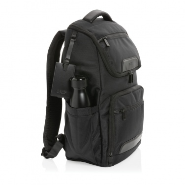 Logotrade advertising products photo of: Swiss Peak AWARE™ RPET Voyager 15.6" laptop backpack