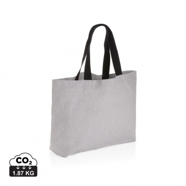 Logo trade promotional gift photo of: Impact Aware™ 240 gsm rcanvas large tote undyed