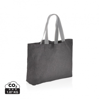 Logo trade promotional merchandise image of: Impact Aware™ 240 gsm rcanvas large tote undyed