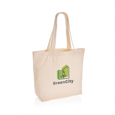 Logotrade promotional merchandise photo of: Impact Aware™ 240 gsm rcanvas shopper w/pocket undyed