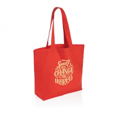 Logo trade corporate gifts image of: Impact Aware™ 240 gsm rcanvas shopper w/pocket