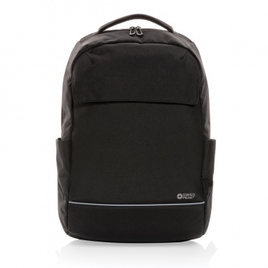 Logo trade corporate gifts image of: Swiss Peak Brooke AWARE™ RPET daily 15.6" laptop backpack