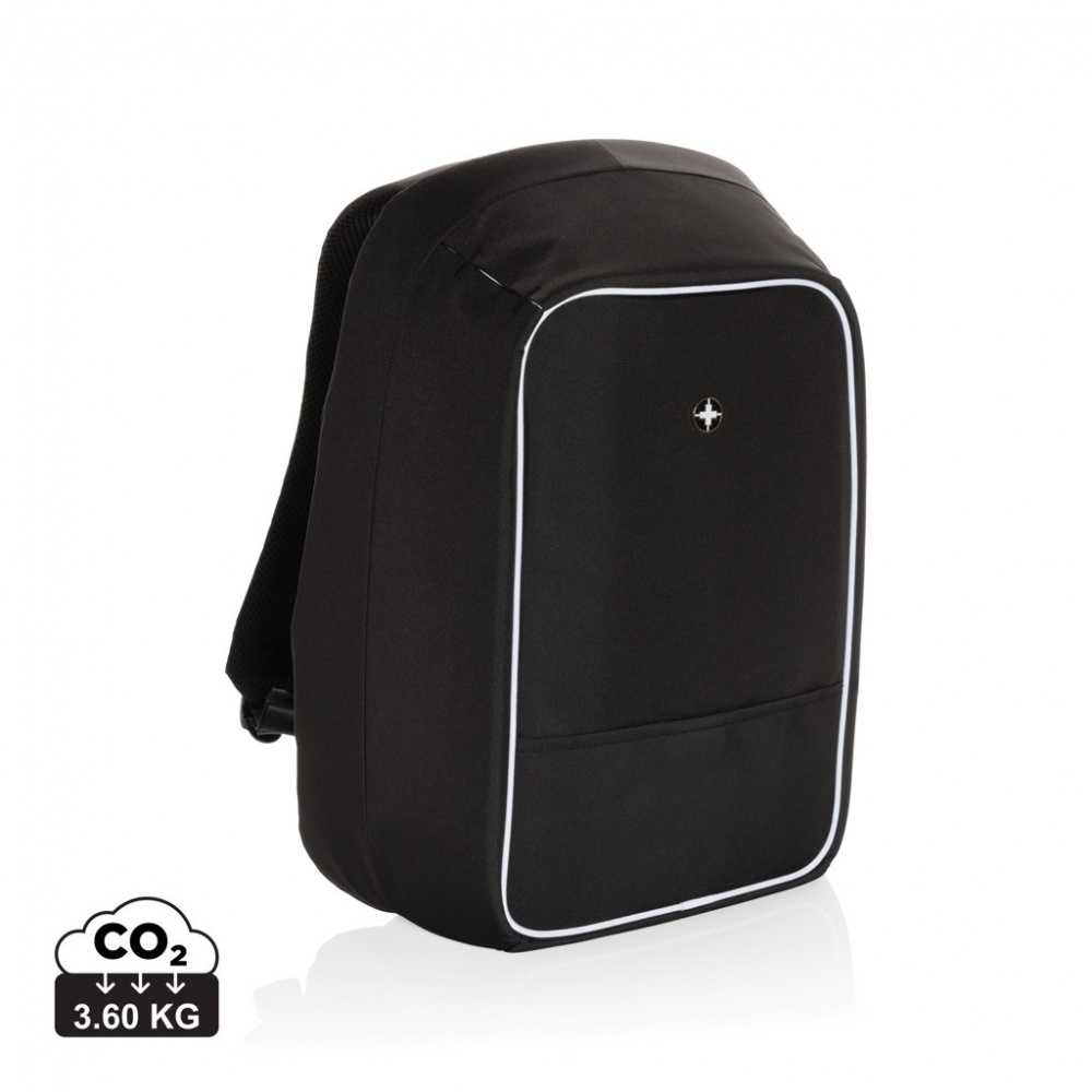 Logotrade corporate gift picture of: Swiss Peak AWARE™ anti-theft 15.6" laptop backpack