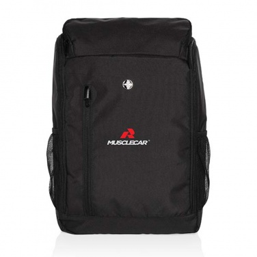 Logo trade promotional product photo of: Swiss Peak AWARE™ easy access 15.6'' laptop backpack