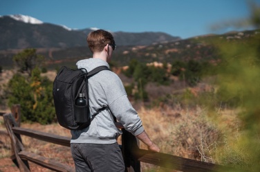 Logo trade promotional giveaway photo of: Swiss Peak AWARE™ easy access 15.6'' laptop backpack